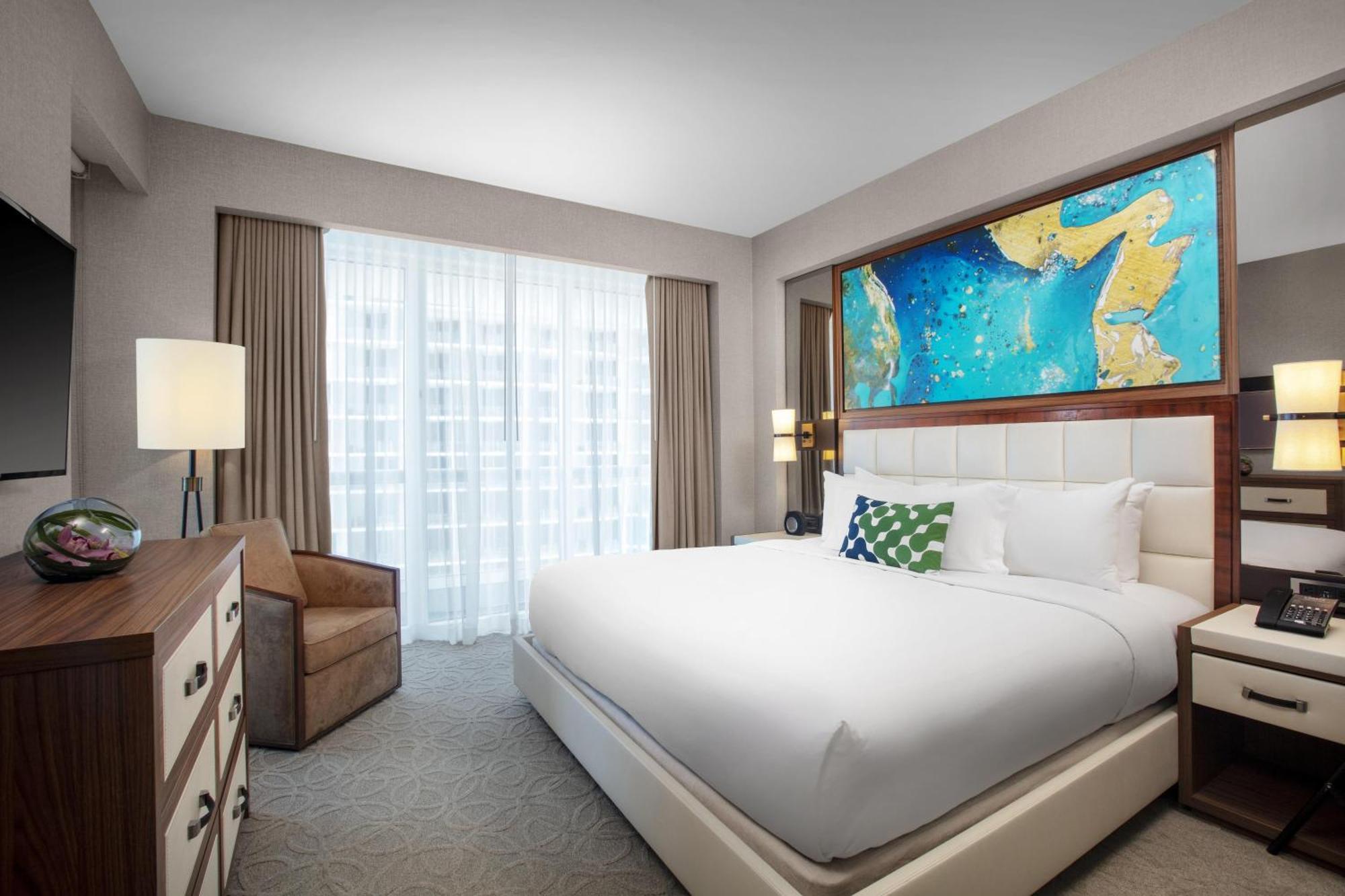 Suite mit 1 Schlafzimmer und eingeschränkter Aussicht